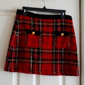 Zara Tweed Mini Skirt